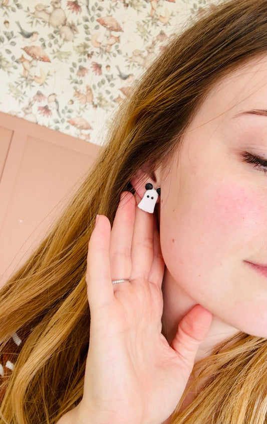 Mickey Ghost Studs