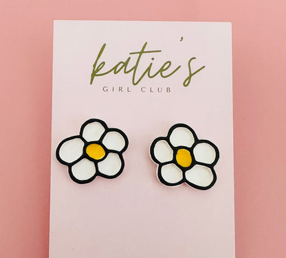 Groovy Chick Flower Studs