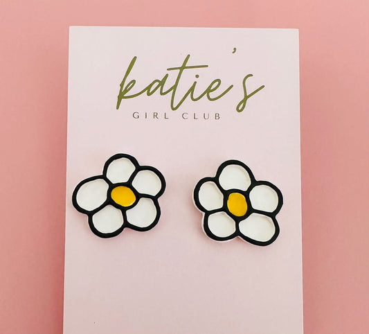 Groovy Chick Flower Studs
